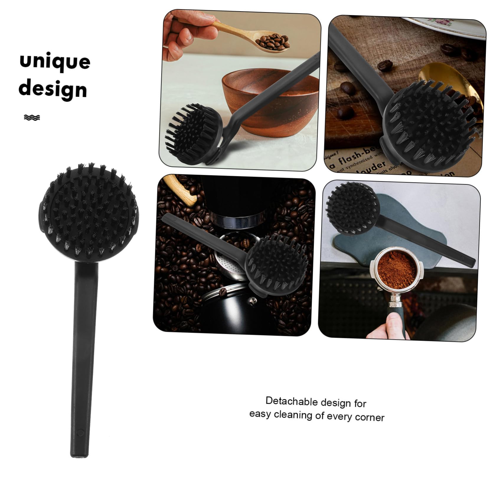 Alipis Lot De 3 Brosses De Nettoyage Pour Machine À Expresso Brosses Polyvalentes Pour Le Nettoyage Des Machines À Expresso