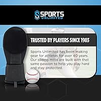 Vista 8 de Sports Unlimited Guante deslizante de béisbol para jóvenes/adultos, mano derecha o izquierda para béisbol y sóftbol