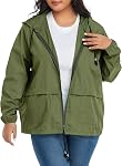 Veste de pluie légère et imperméable pour femmes