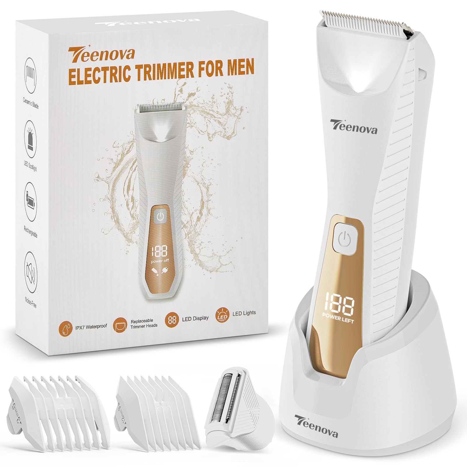 TEENOVA 2-in-1 Pubic and Body Trimmer