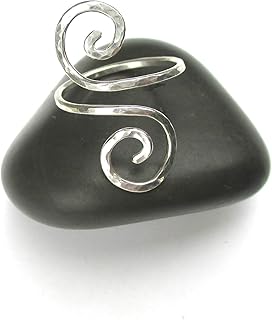 Adjustable Silver Swirl Sterling Silver Wire Ring