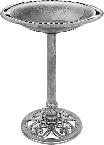 Miniatura 12 de Best Choice Products - Pedestal de resina para exteriores, diseño de pájaros, color cobre Cobre,Cherry Red,Piedra,Negro,Verde (Mint