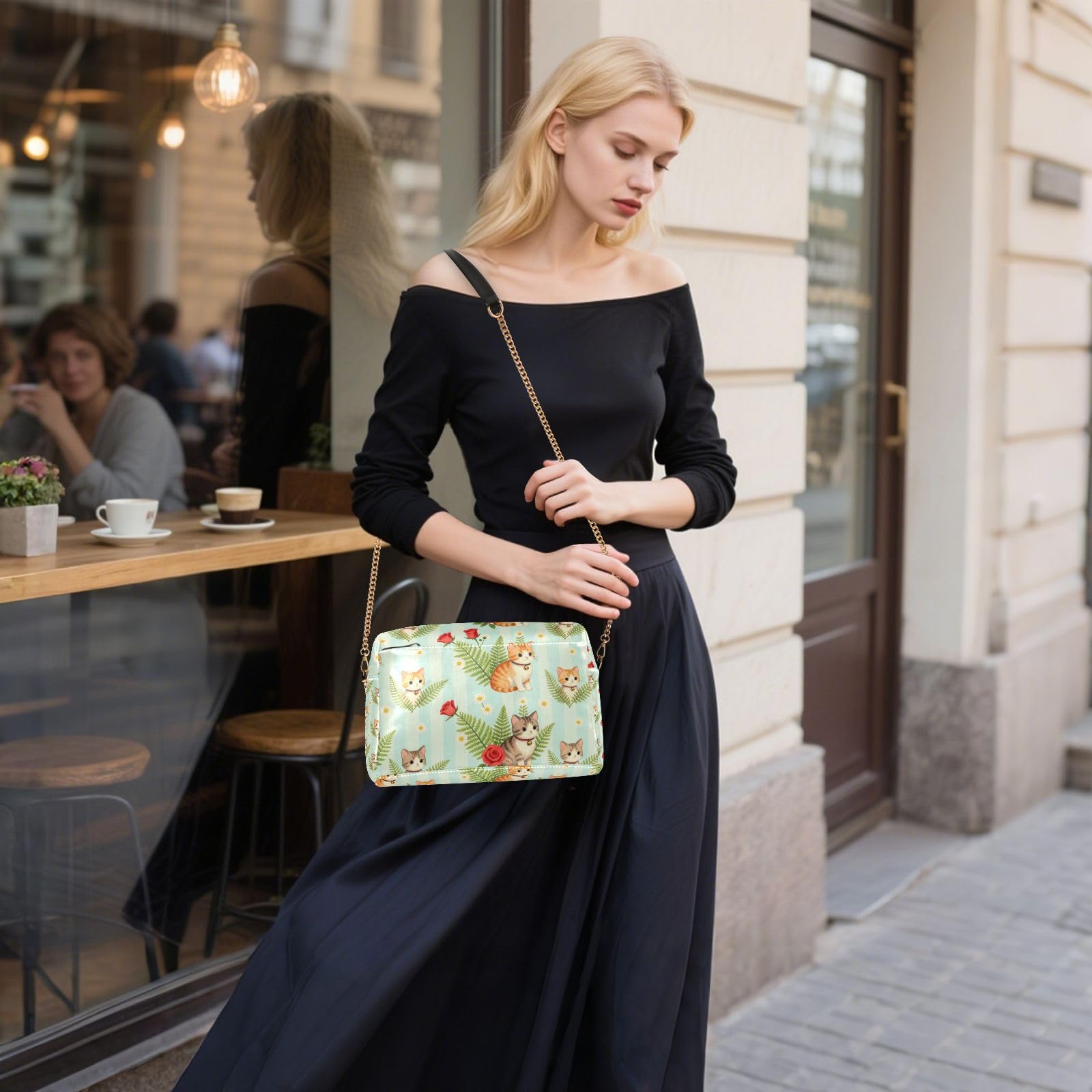 FRODOTGV Damska torba crossbody o pojemności 2,5 l