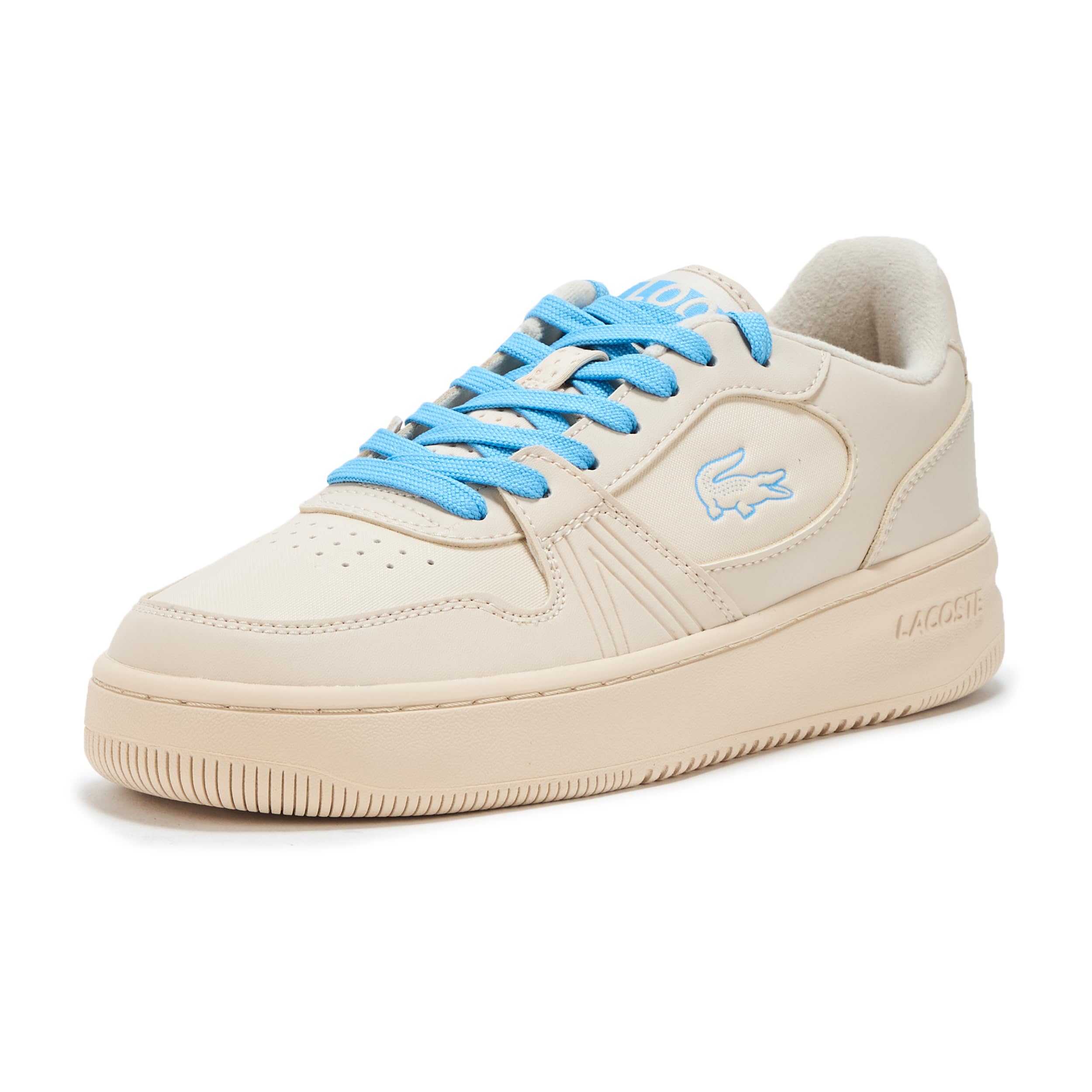 

                                                    Lacoste Junior's L001 Set Sneakers, Off White & Bl