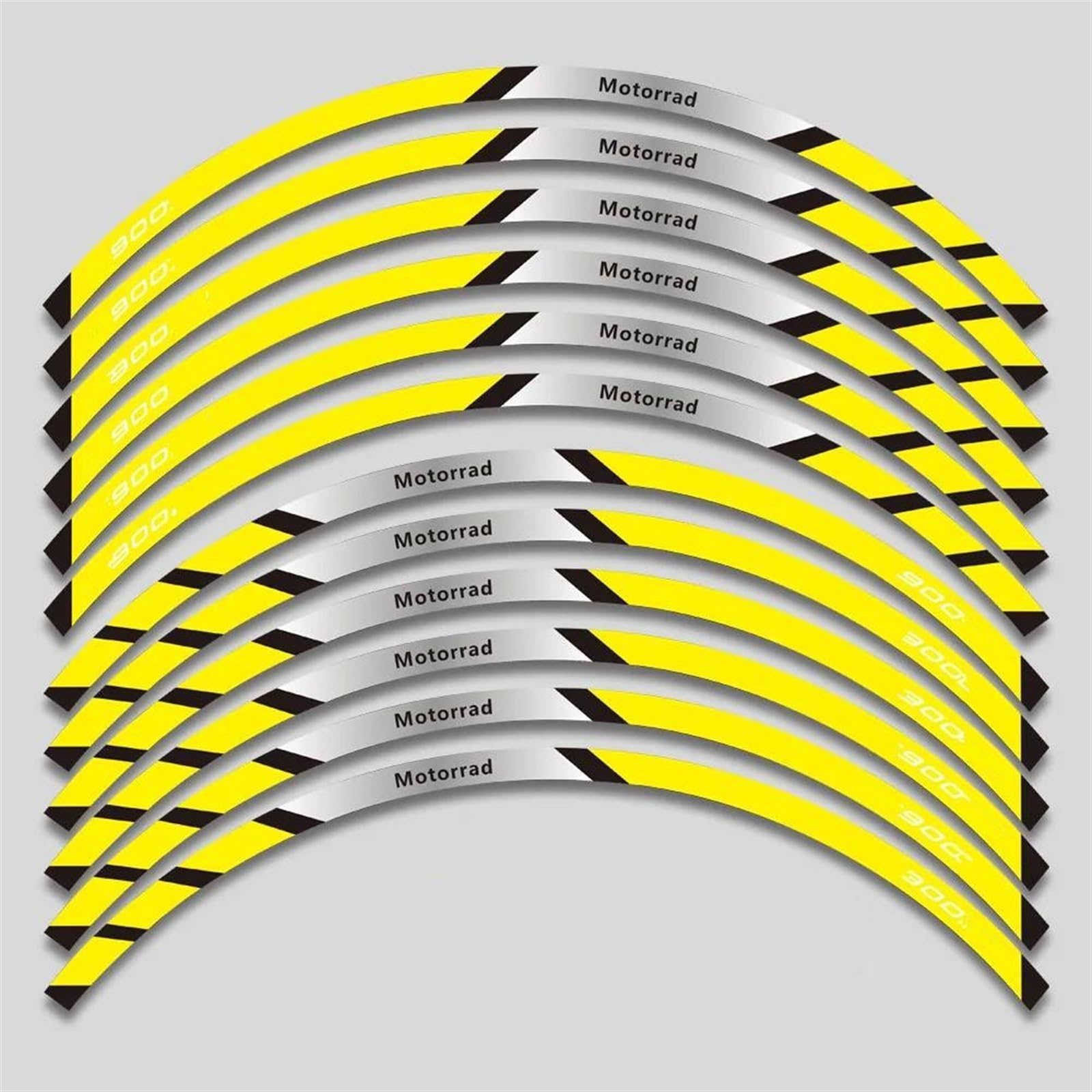 Motorcycle Reflective Wheel Rim Stripe Sticker for BMW F900XR F900xr F900 XR F 900 Front Rear Full Set Decal Decorative(Color2)