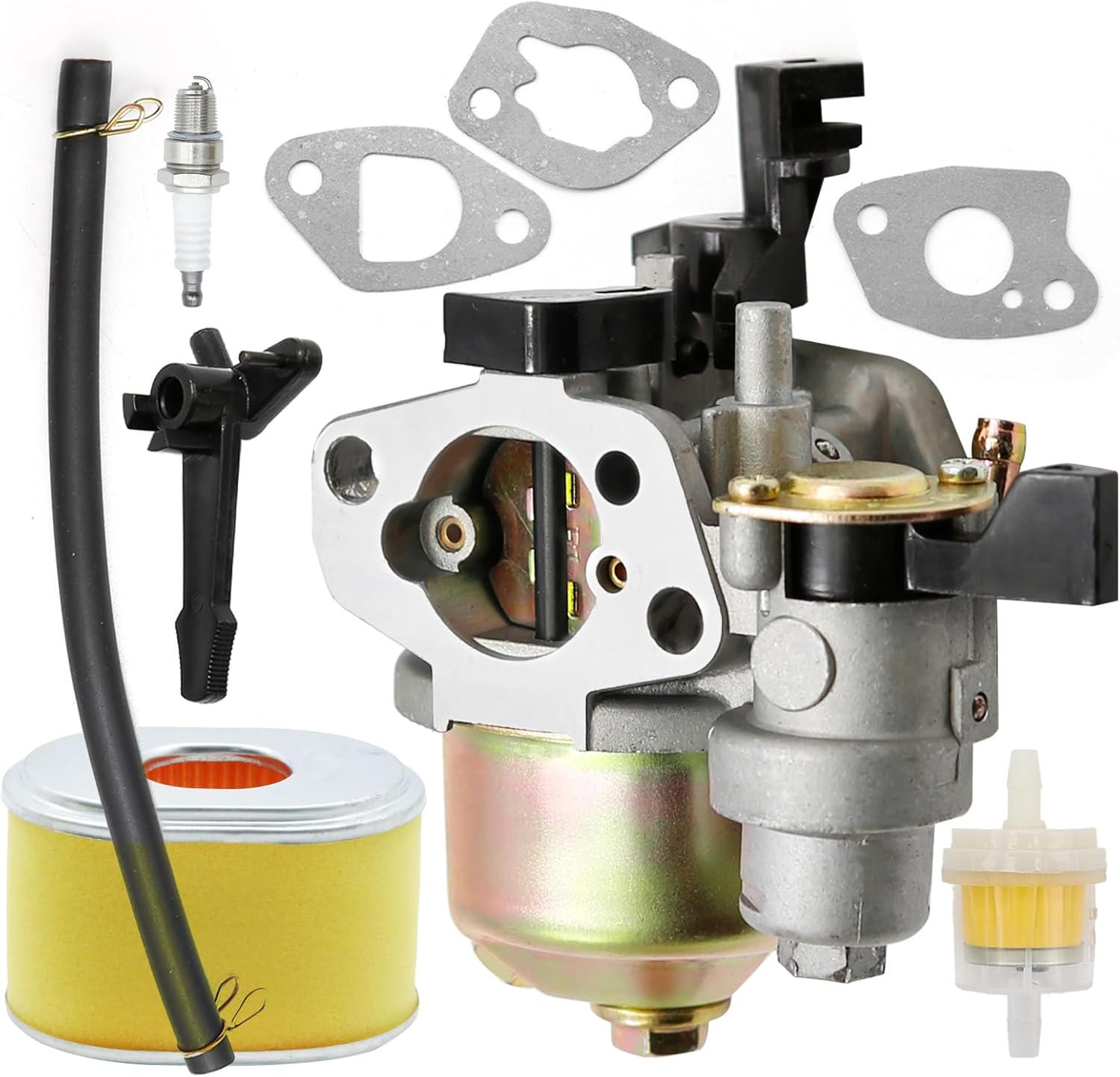 Anxingo Carburetor Kit, Replacement for DXPW3425 3400PSI 2.5GPM 6.5HP Pressure Washer With Air Filter, Replaces DXPW3425