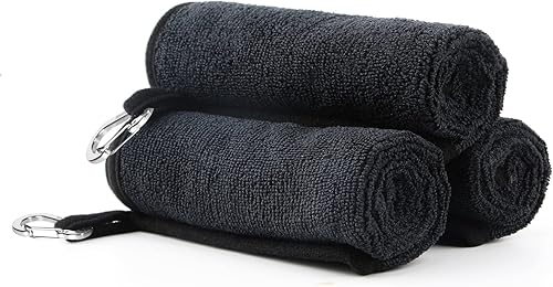 Miniatura 7 de Booms Fishing B0T - Toalla de pesca de microfibra con clip, paquete de 3 colores surtidos