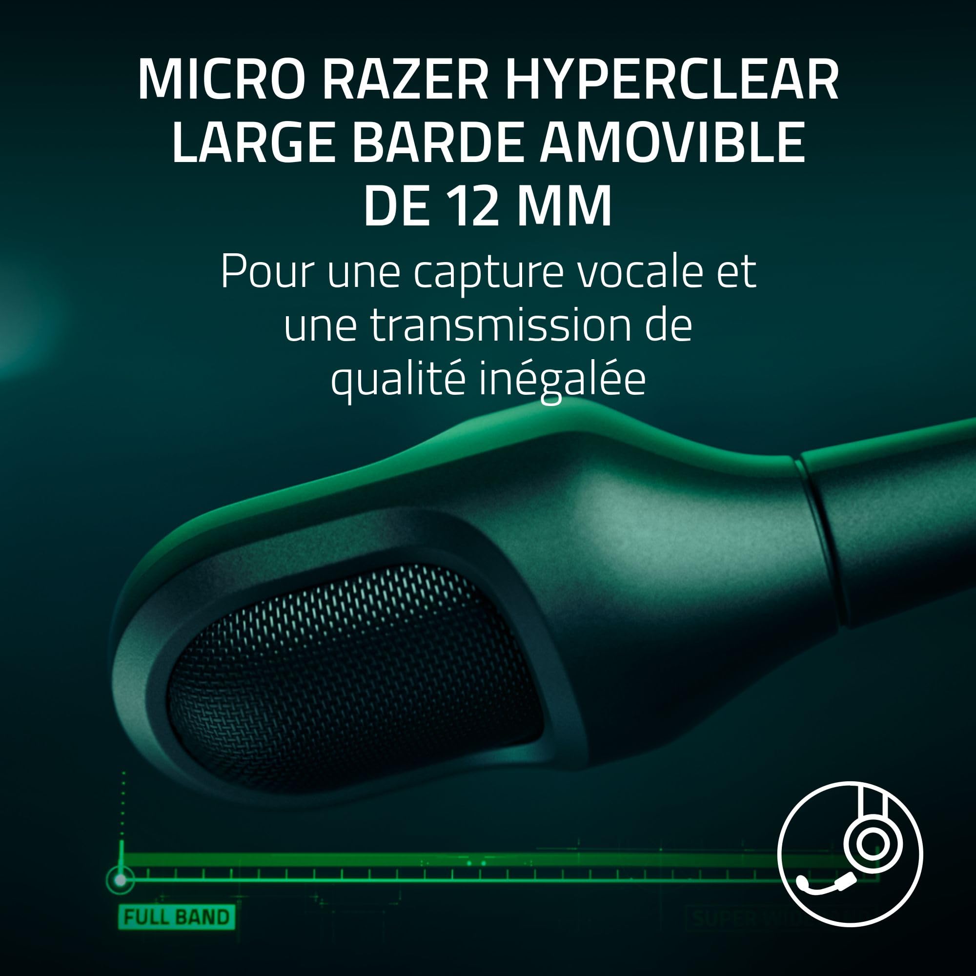 Razer BlackShark V3 Pro CS2 - Casque sans Fil pour e-Sport avec réduction du Bruit - Haut-parleurs Audio 50mm - Microphone Amovible - HyperSpeed 2,4 GHz & Bluetooth - PC/Mac | Dragon Lore