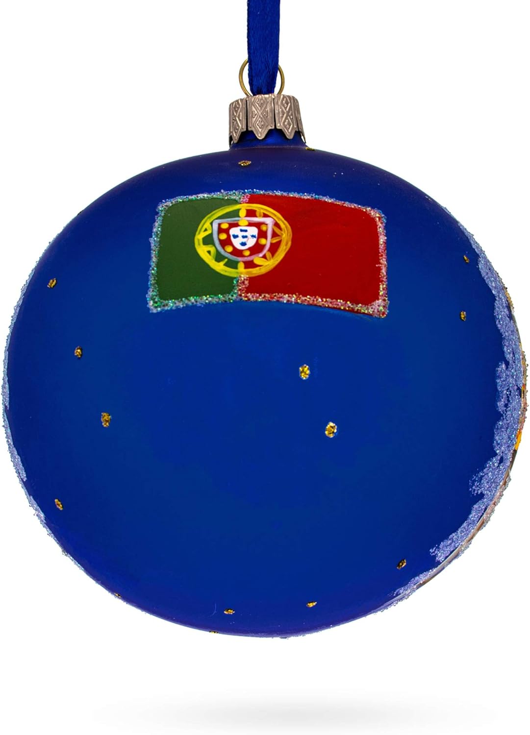 Dom Luis I Bridge, Porto, Portugal Glass Ball Christmas Ornament 4 Inches - Image 7