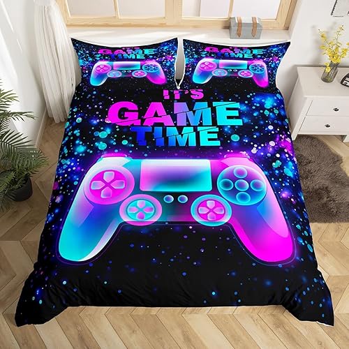 Miniatura 6 de Juego de funda de edredón de océano azul, tamaño King, juego de ropa de cama de 3 piezas para niños, adolescentes y niñas, decoración de habitación