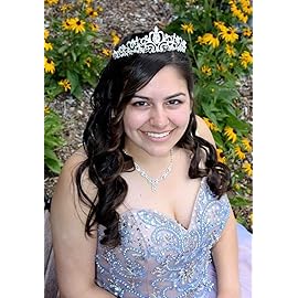 COCIDE Tiara Crystal Crowns Rhinestone Crown Bride Bridal Wedding Birthday Party for Women