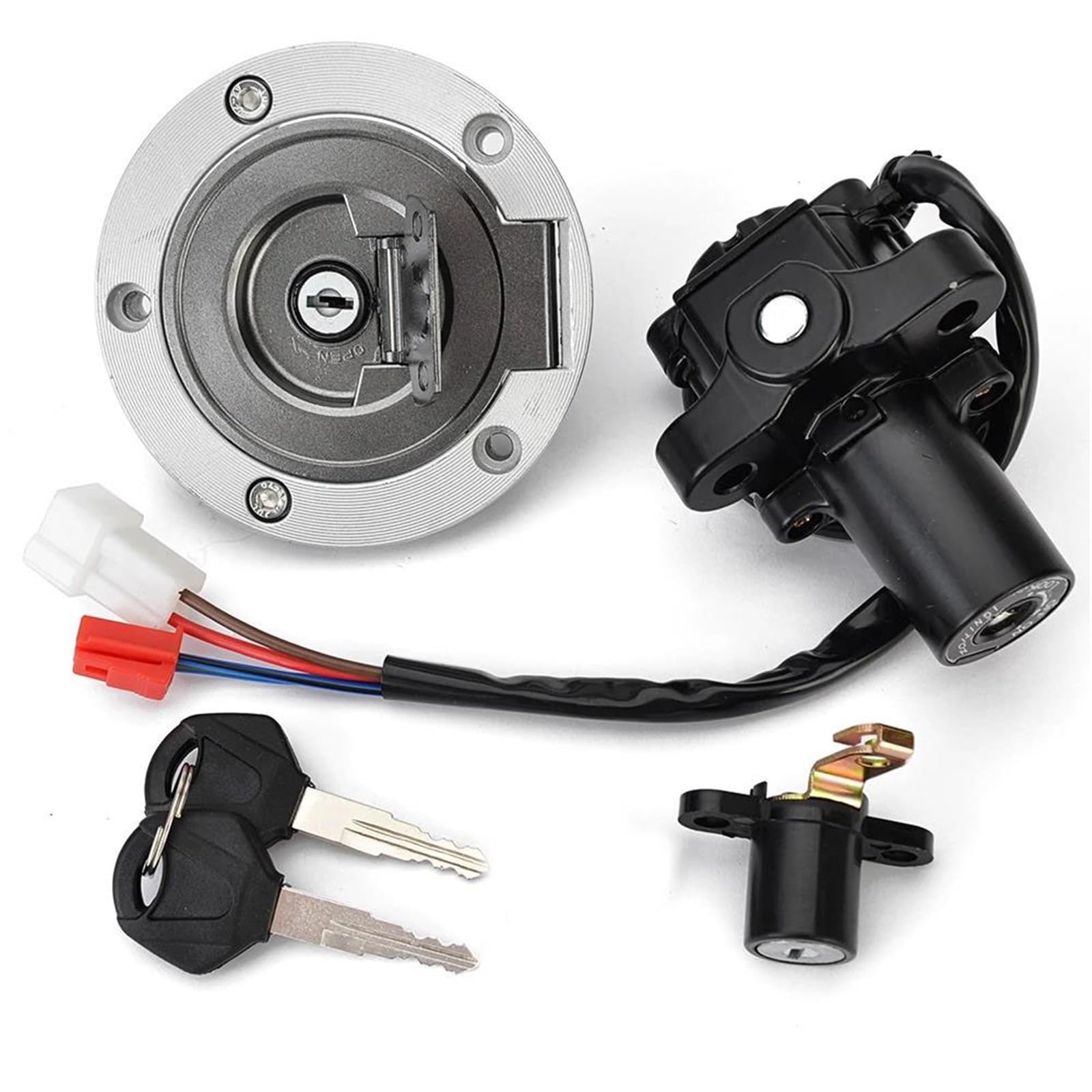 Kit bouchon réservoir et contacteur d'allumage pour moto Yamaha FZ07 FZ09 FZ10