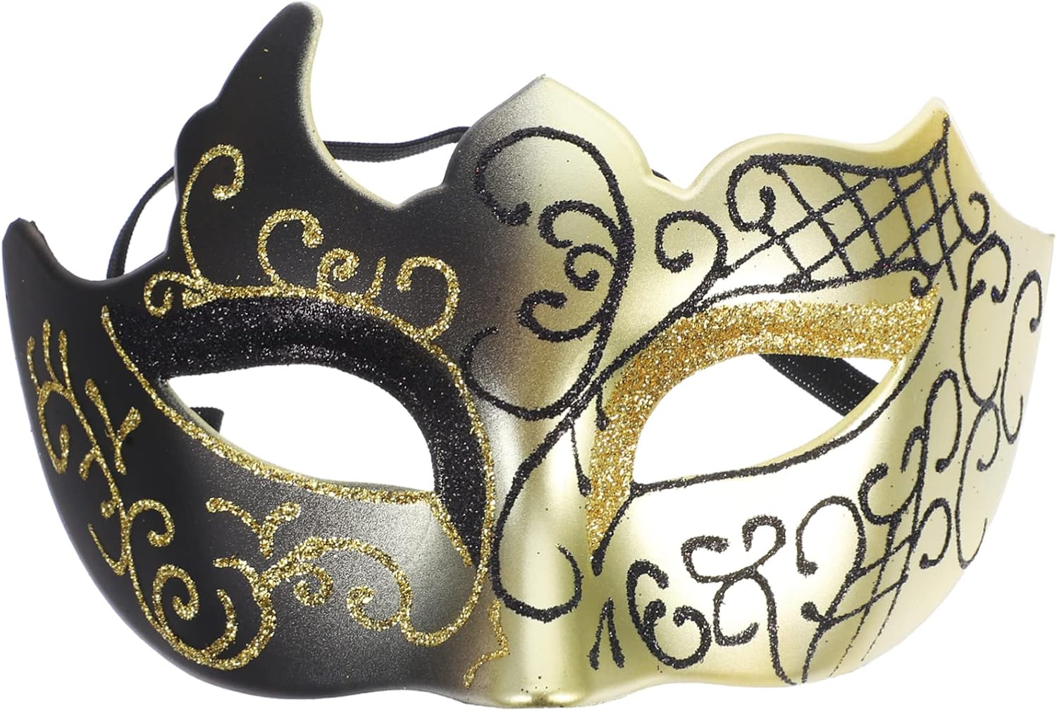 BESTYASH Half Face Flame Mask Costumes Decorative Masks for Women Face Masks Skincare New Year Party Masks Dance