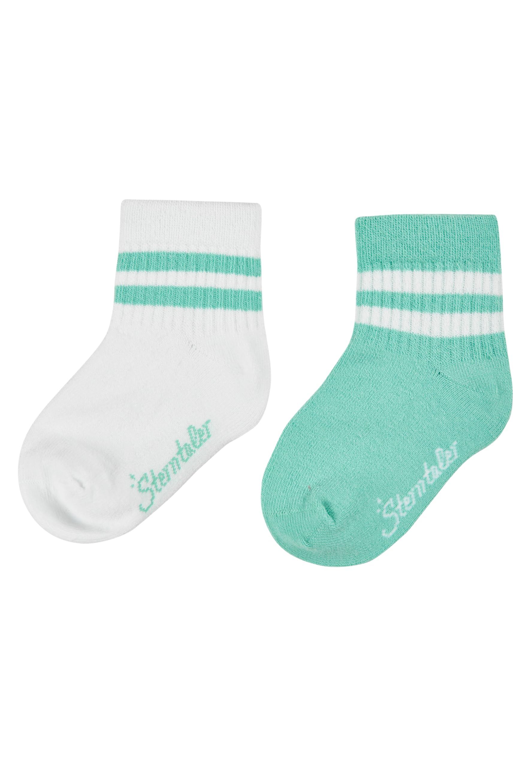 Sterntaler Socken Doppelpack Coolmax Rippe - Baby und Kindersocken kurz - klassische Rippstruktur - Sport Socke - klimaregulierend - optimale Passform - 2er Pack Unisex Strümpfe