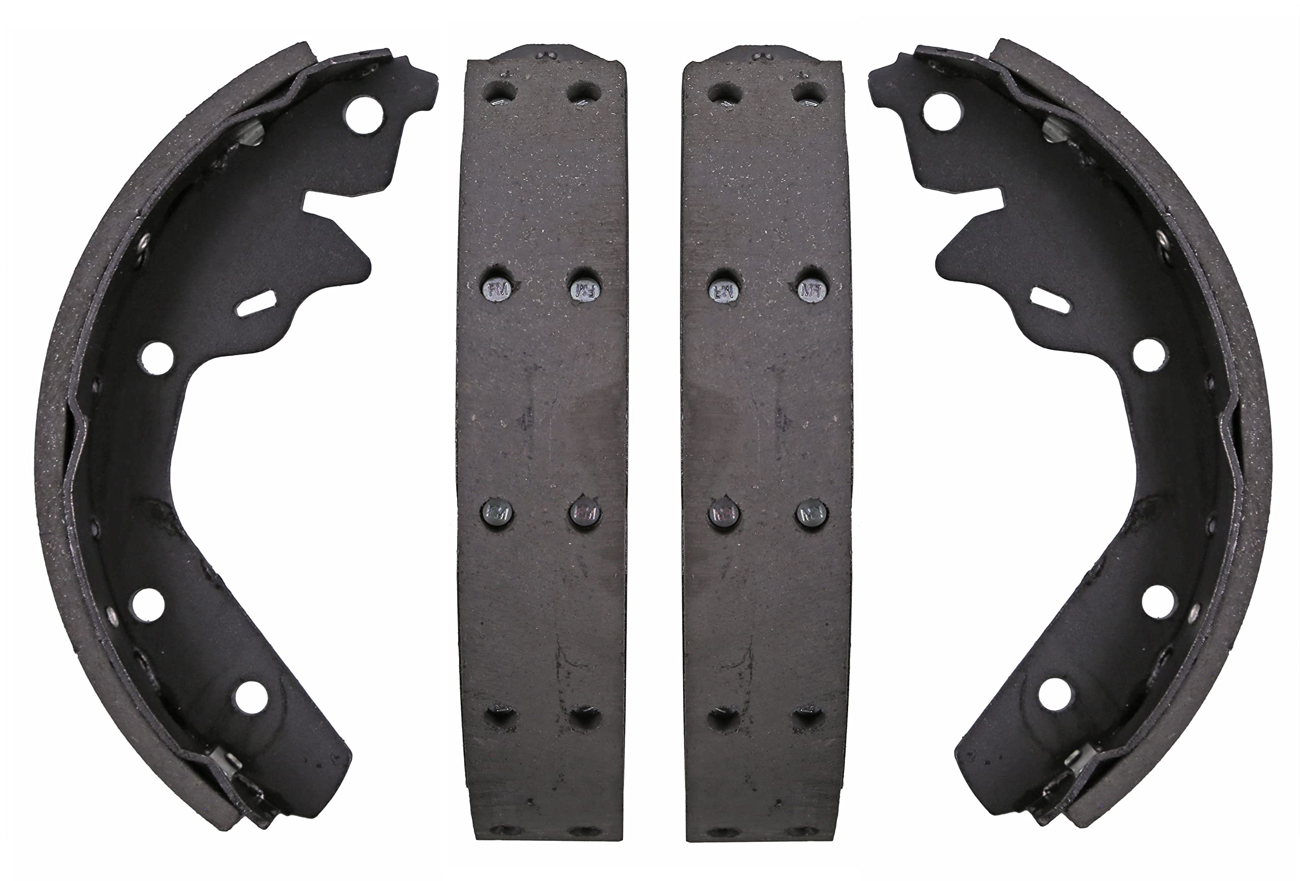 Wagner Z519R Riveted Brake Shoe Set, Rear