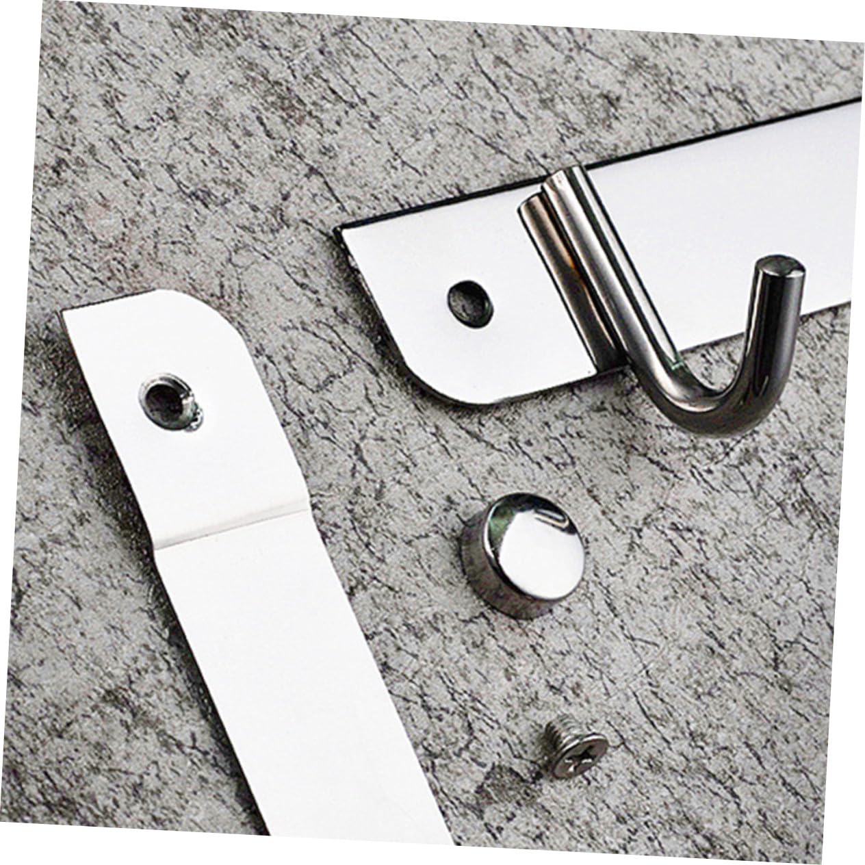 Toddmomy Gancio per Porta in Acciaio Inox Appendiabiti Sopra Porta Portaoggetti per Cappelli Borse e Asciugamani Design Semplice e Facile da Montare