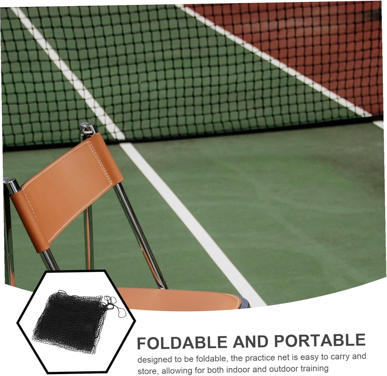 Generic Heavy Duty Golf Hitting Net Cage Foldable Portable Polyethylene Practice Screen for Indoor Outdoor Training Soccer Baseball Basketball Football