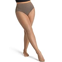 Capezio Collant professionali a rete da donna, collant senza cuciture per danza e