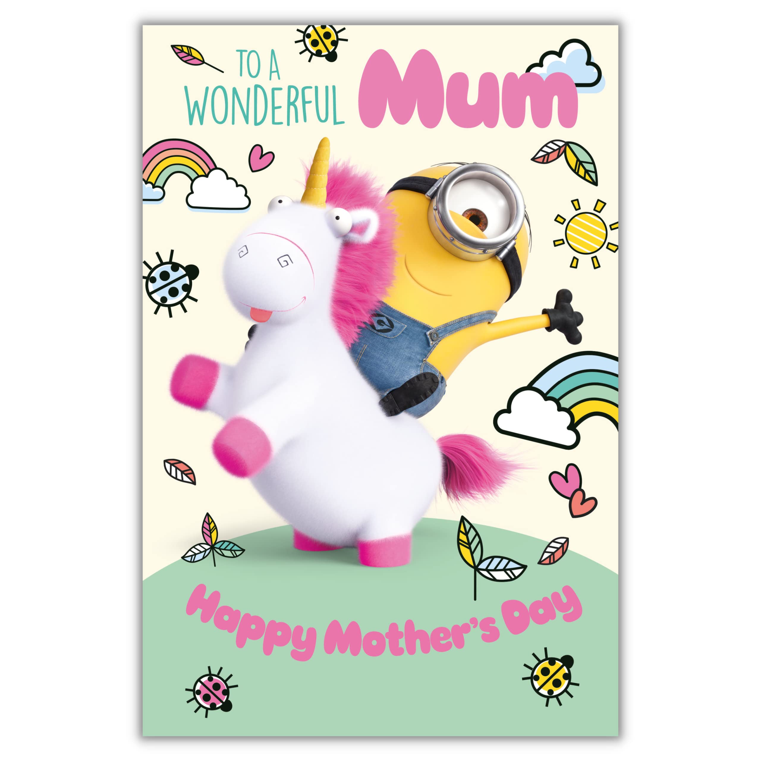 Official Despicable me To A Wonderful Mum, Mother's Day Card