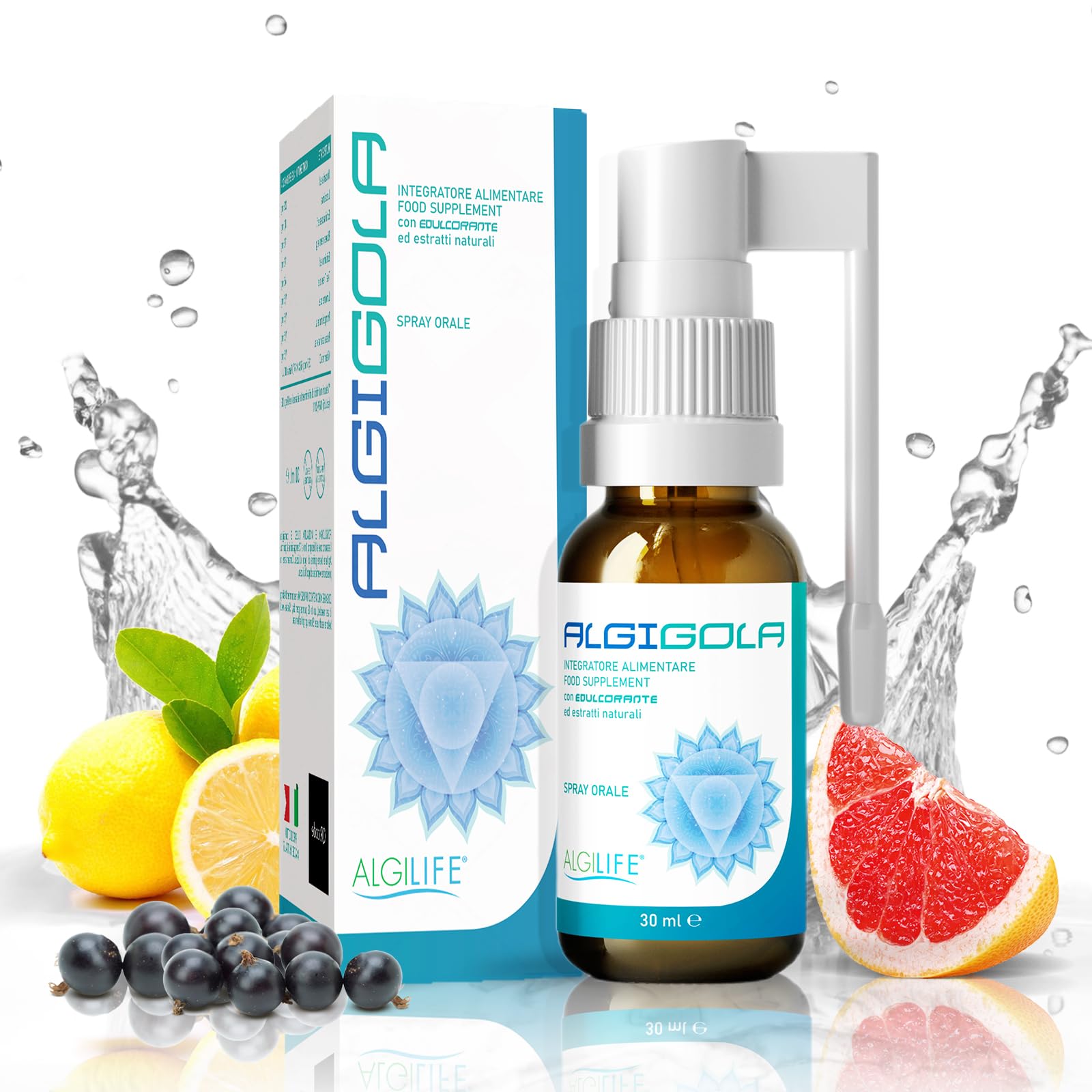 Spray Gola Antinfiammatorio Forte Per Adulti e Bambini 30 ml. Spray mal di Gola Forte con Lisozima, Vitamina D, Tea Tree ed Echinacea. Azione Emoliente per Gola Infiammata e raffreddore, Erisimo Voce