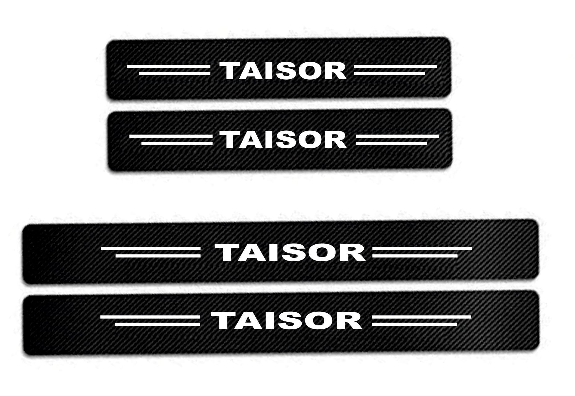 AXORIX AUTO - Car Door Sill Protectors for Taisor 4 Pcs Reflective