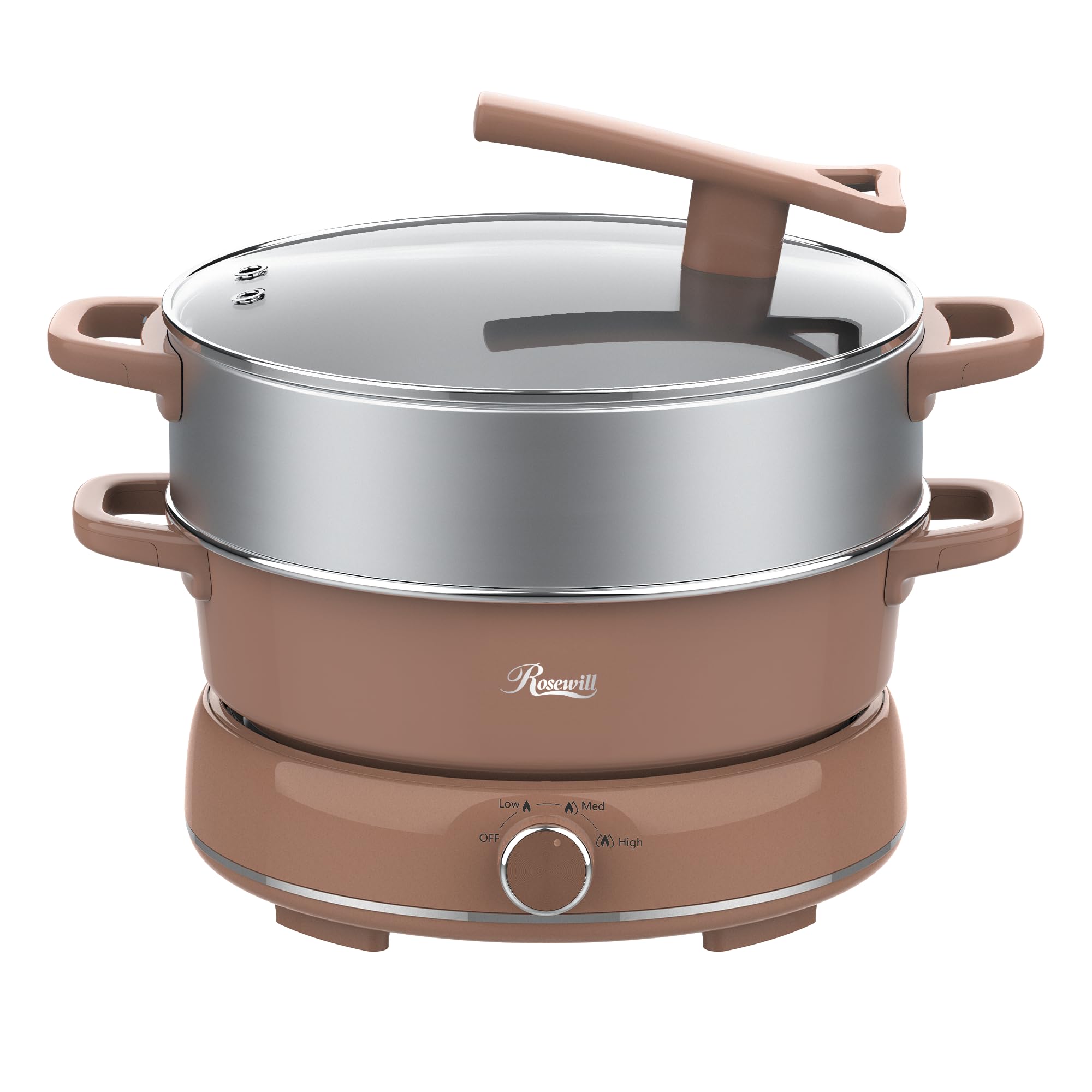 Amazon.com: Rosewill 12.7 QT Electric Hot Pot Slow Cooker with