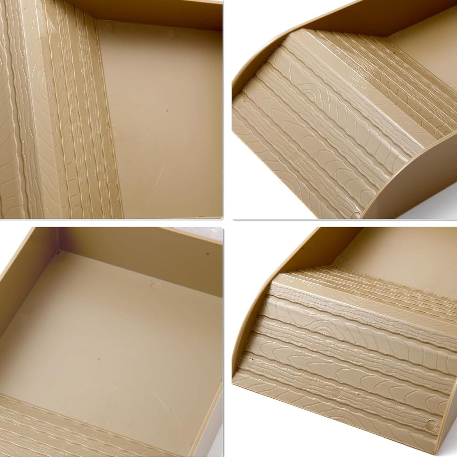 QINGYIWL Cuenco de Agua para Tortugas, Bebedero para Tortugas de Tierra con Rampa y Plataforma para Tomar el Sol, Piscina de Baño para Reptiles, Lagartos, Anfibios - 4