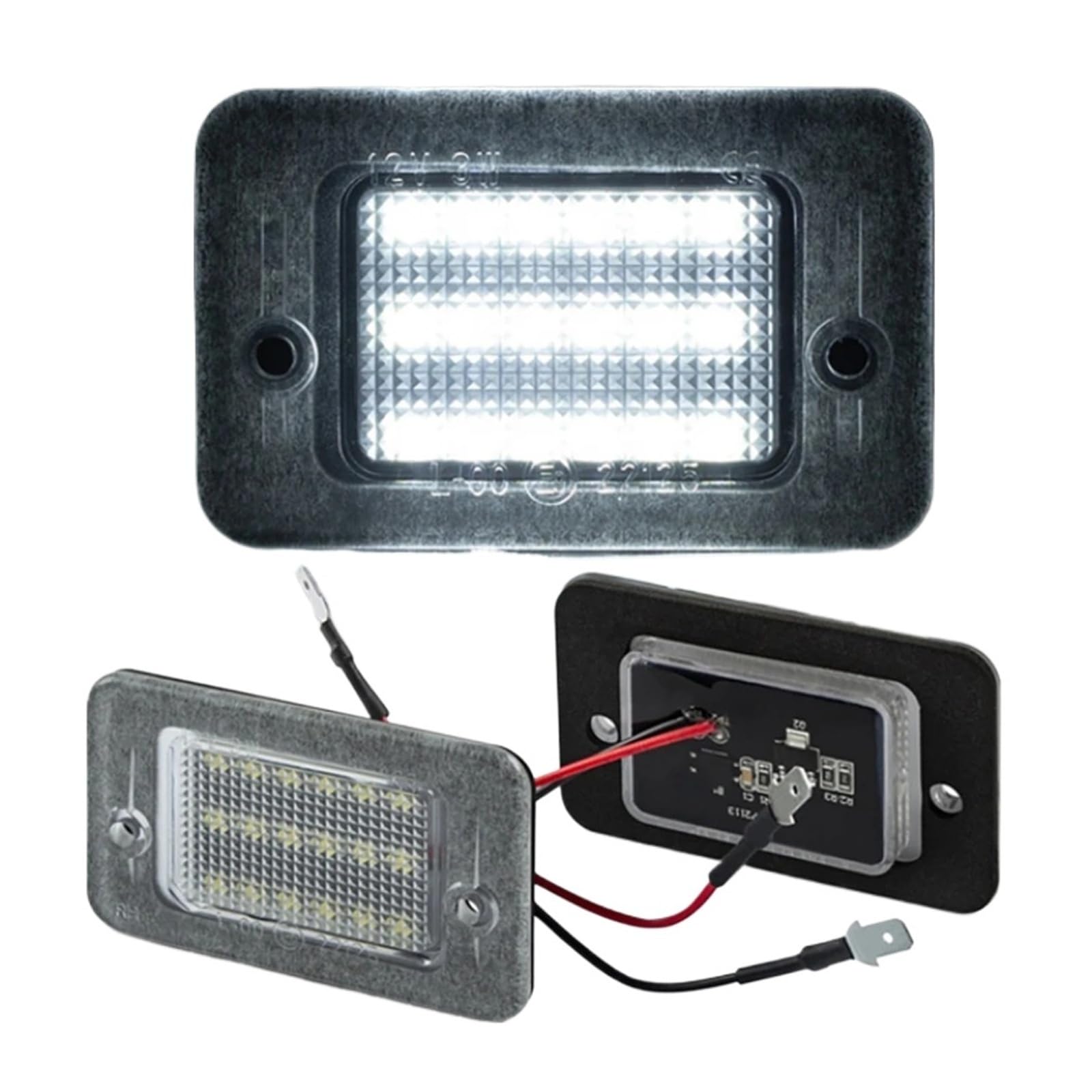 Luces LED de matrícula Canbus para Land Rover Discovery 1 y 2 8