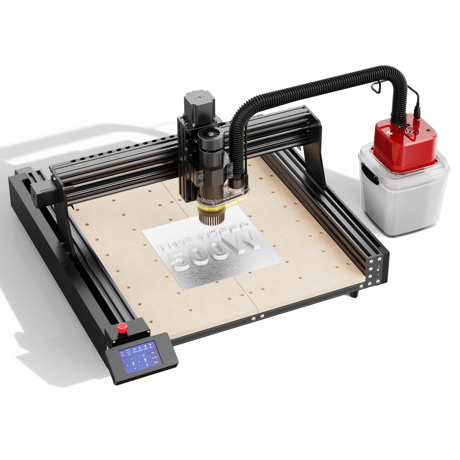 Twotrees TTC450 router con aspirapolvere Monster CNC 3 assi macchina per incisione taglio MDF legno massello per incisione fai da te incisione CNC
