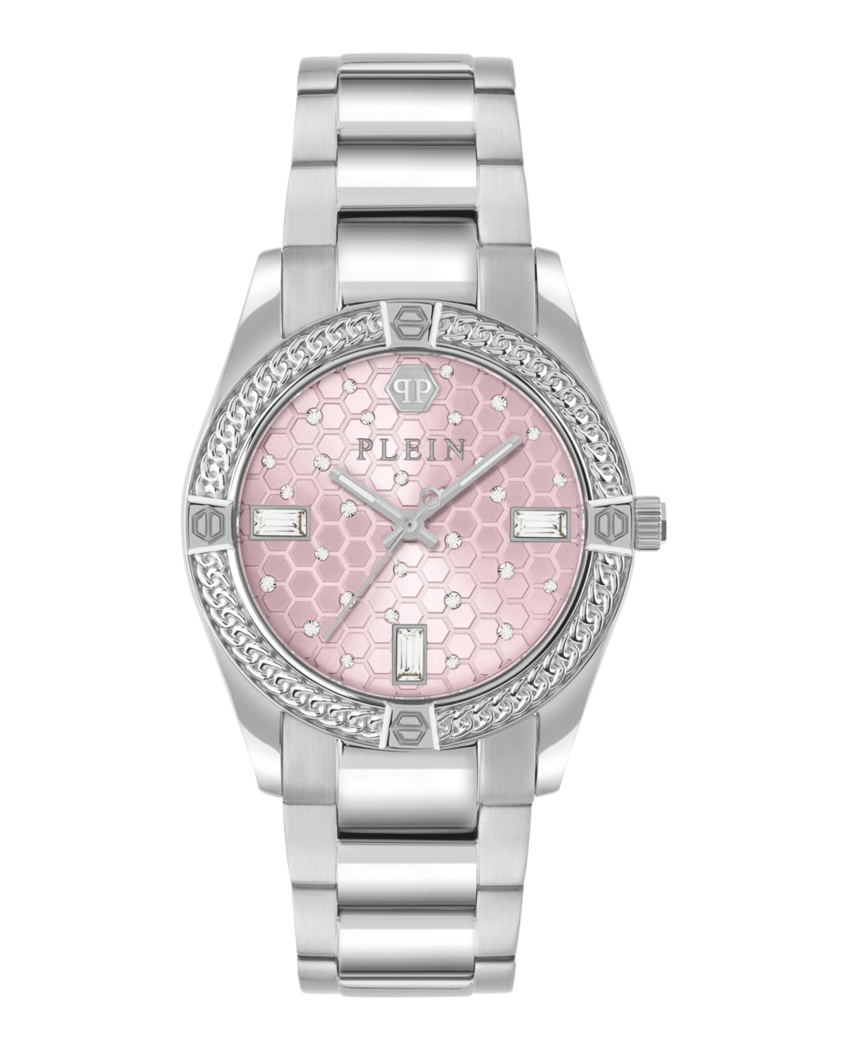 Philipp Plein Women's Gray Icon Chain Watch