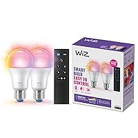 WiZ Lampadina Smart+Telecomando WiZmote, Luce Bianca o Colorata Dimmerabile