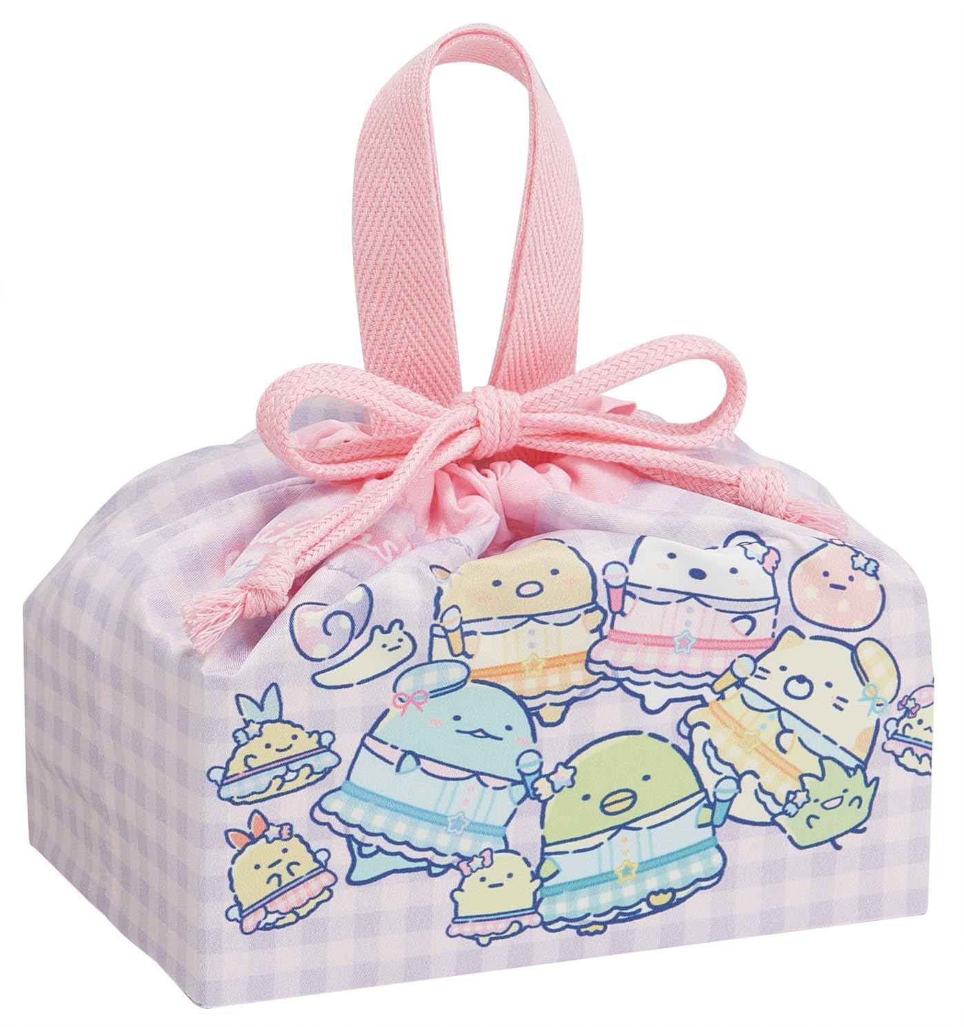 Skater KB7SN-A Children's Bento Lunch Drawstring Bag, Made in Japan, Sumikko Gurashi, Dream Tails : Home & Kitchen