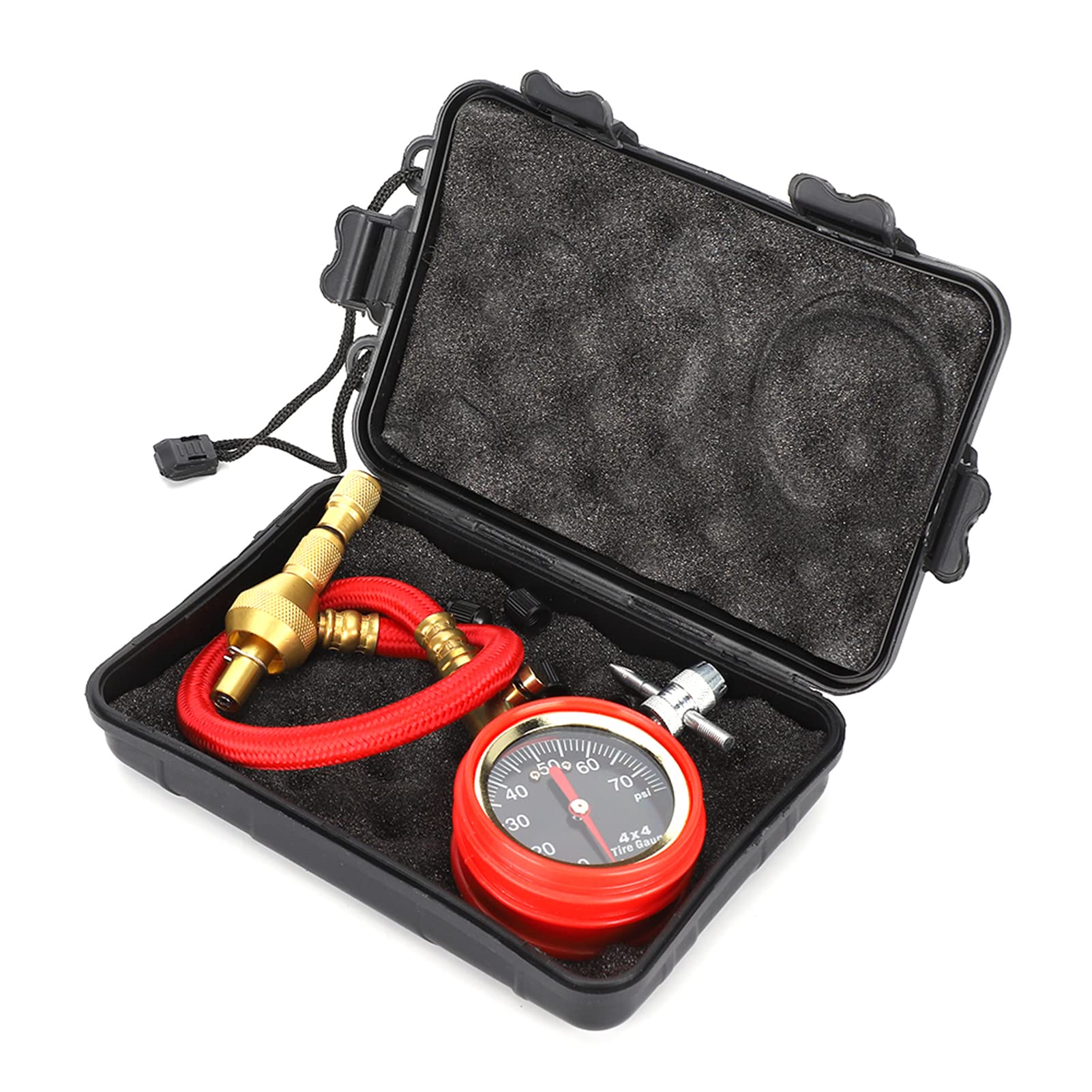 Professional 0 70Psi Dial Tire Pressure Gauge High Precision Pointer Meter Essential Tyre Tester for Car Refitting and Maintenance