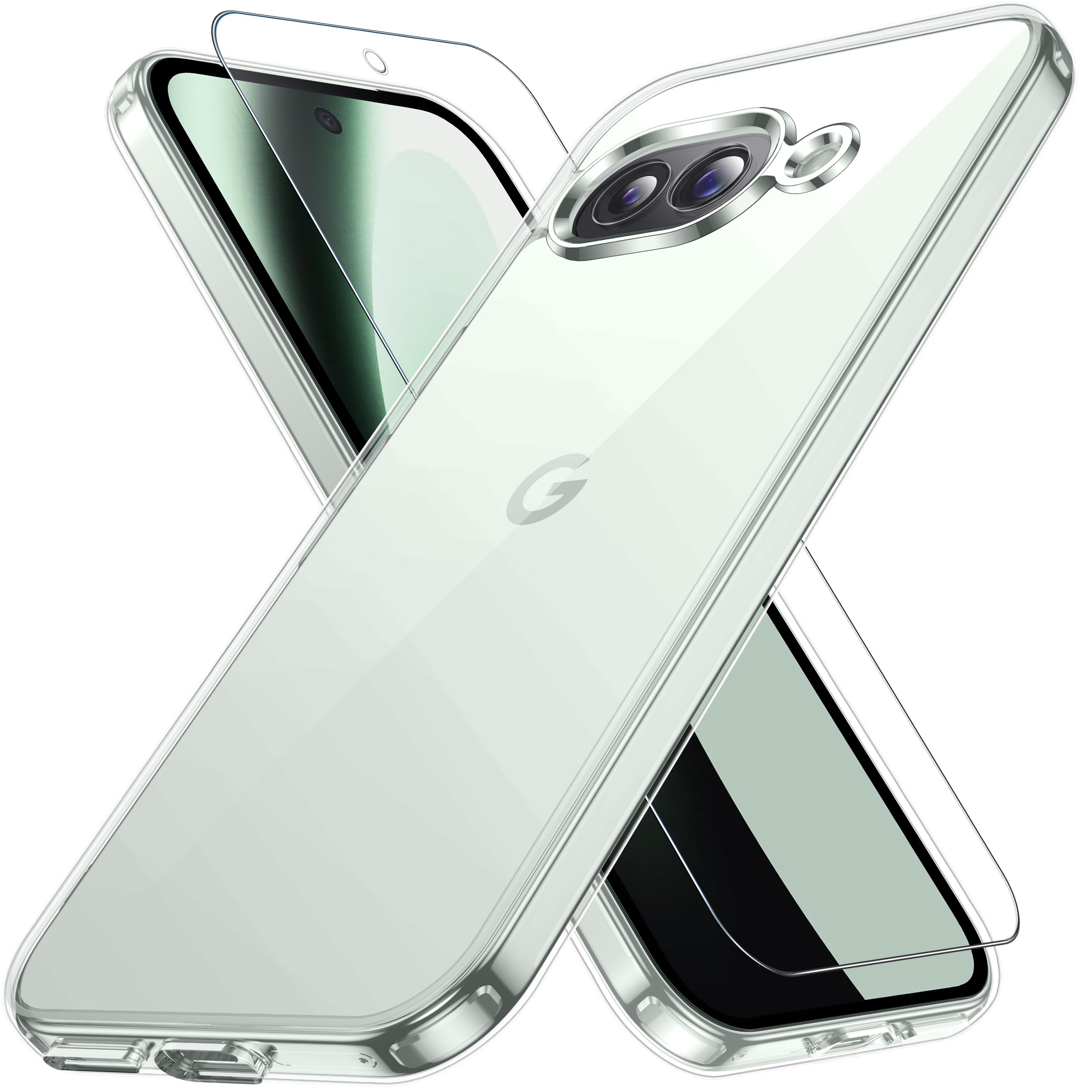Amazon.co.jp: gogorelax for Google pixel 10a 用 ケース クリア 米軍