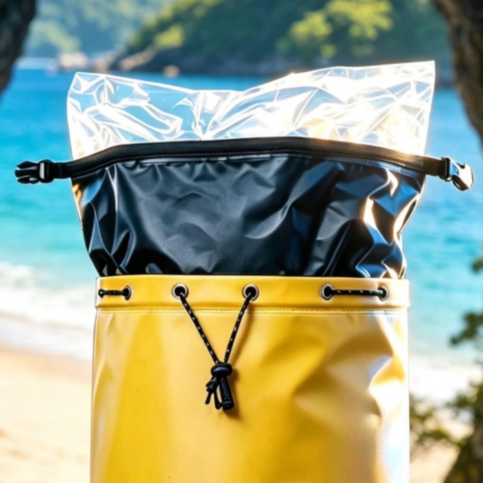Zaino per Corda Spazioso Zaino da Alpinismo con Tasche Interne Borsa oggetti con Coulisse per Arrampicatori, Soccorritori