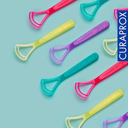 Miniatura 5 de Curaprox CTC 201 - Raspador de lengua con 1 borde para aliento fresco y eliminación de placa