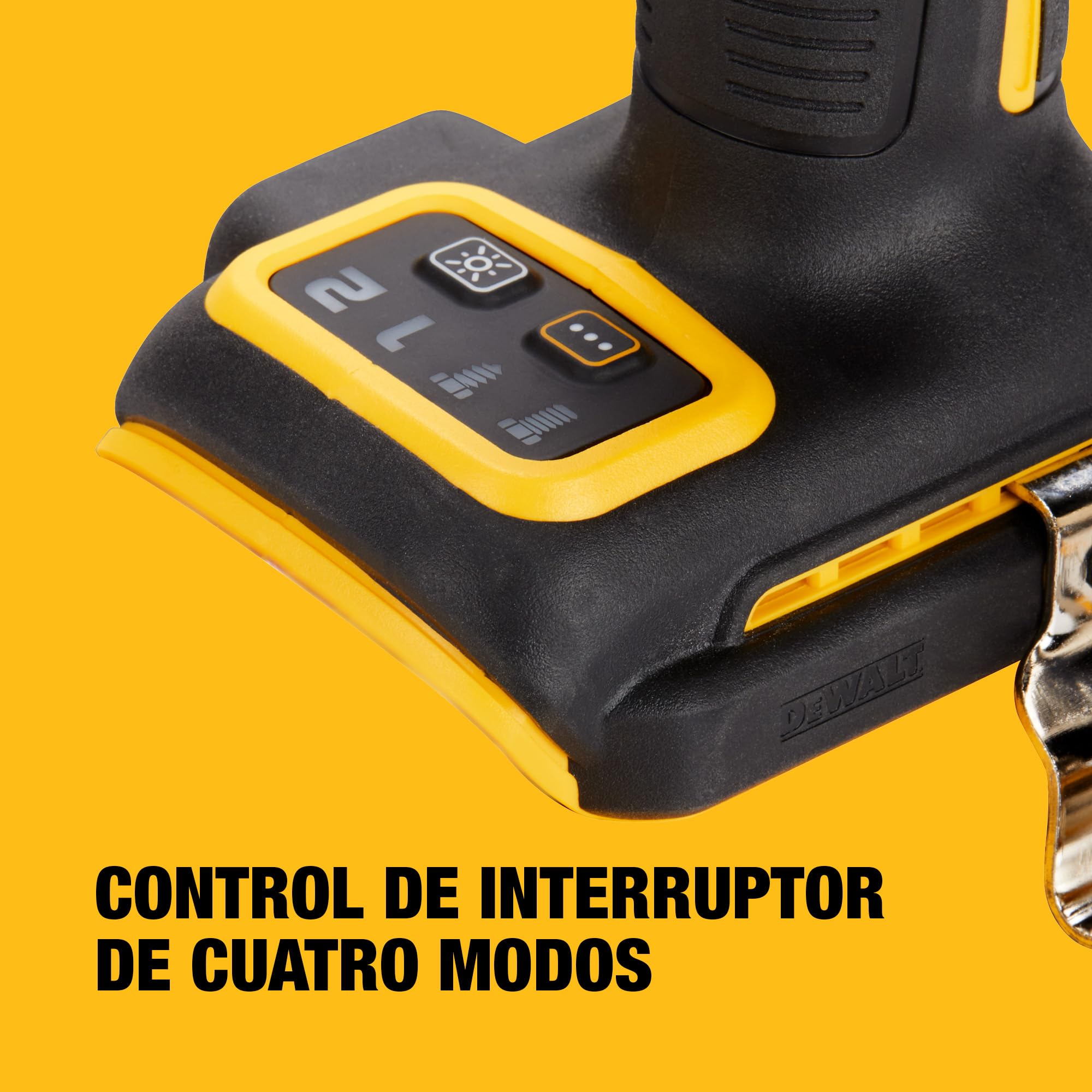 DEWALT Llave de impacto compacta 18V XR Brushless 1/2" con yunque de pasador de retención, solo herramienta, DCF922N-XJ