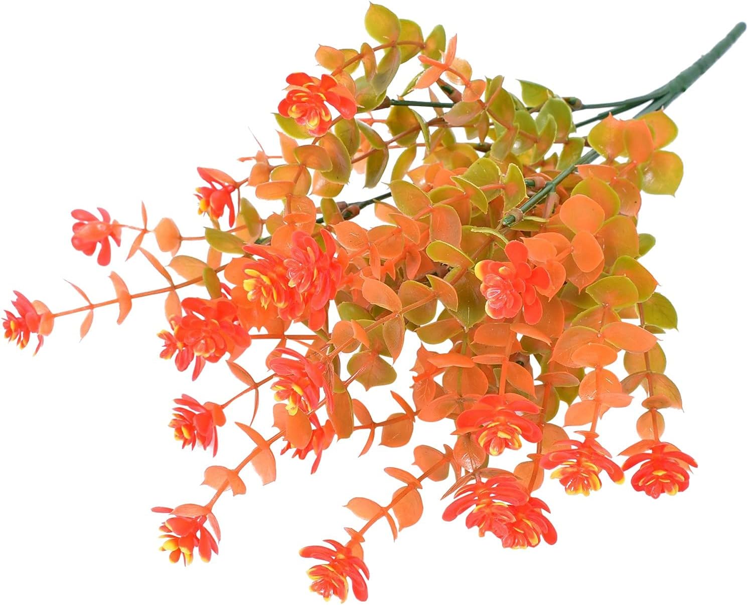 Scceatti Artificial Flowers Silk Flowers Fake Eucalyptus Flower for Outdoor