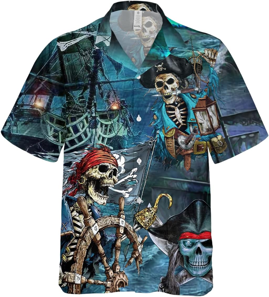 Mooley Funny Bigfoot Button Down Short Sleeve Holiday Summer Beach Tropical Bigfoot Surfing Hawaiian Shirt