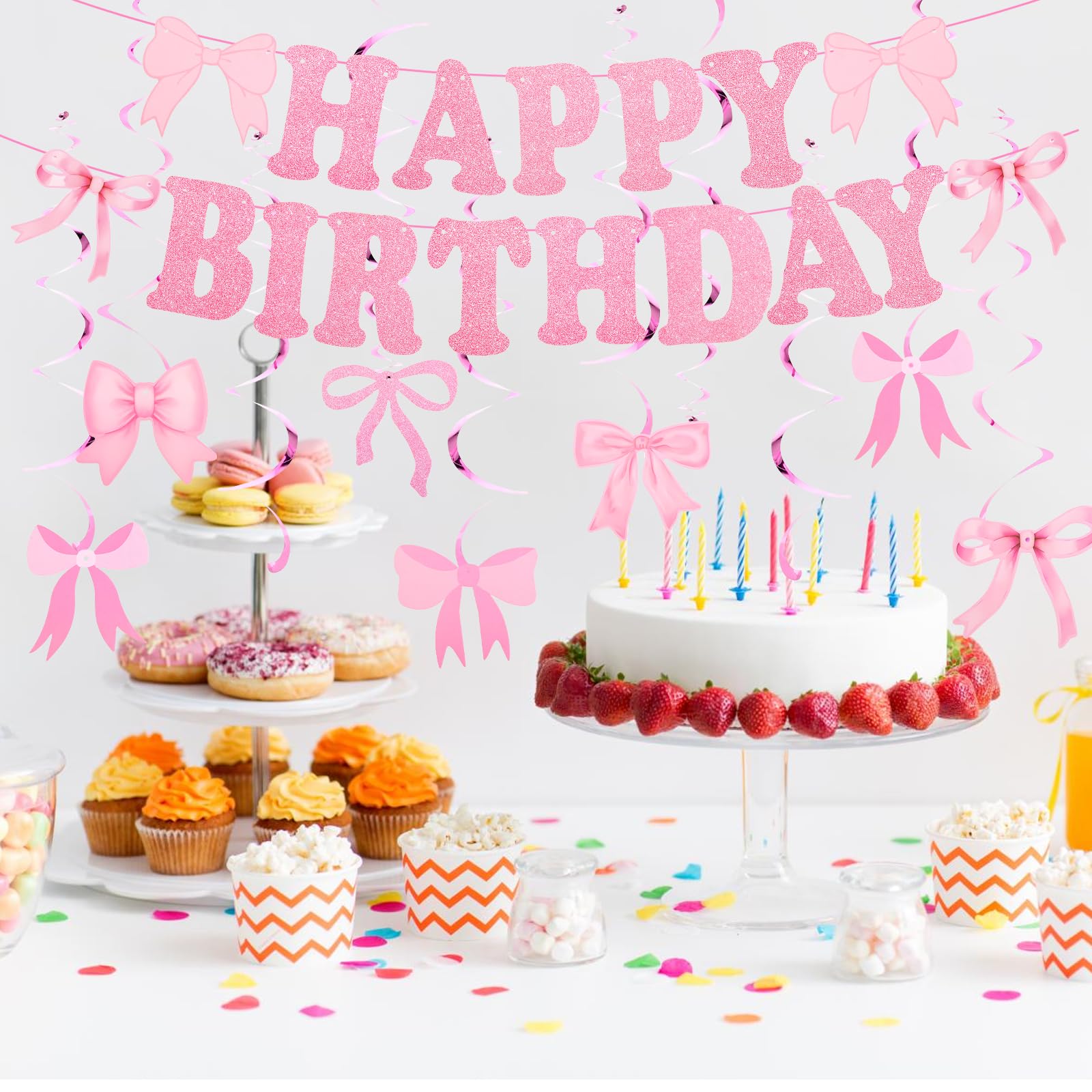 Happy Birthday Slinger Rosé - Verjaardagsdecoratie
