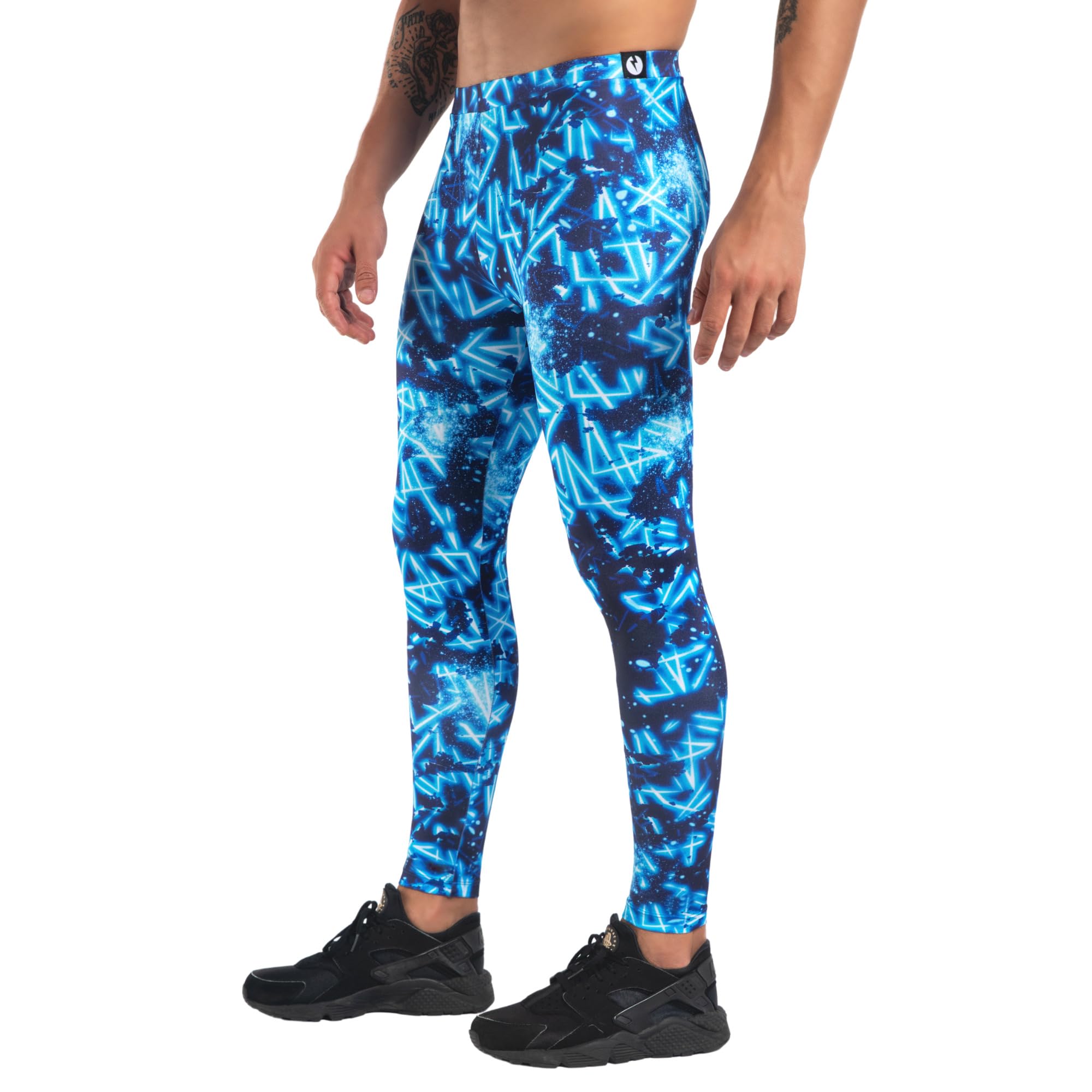Kapow Meggings - Die originalen Männer-Leggings: Ideal für Fitness, Laufen, Mode, Festivals, Partys & Aktivitäten - Lange Männer-Leggings, stilvoll & bequem.
