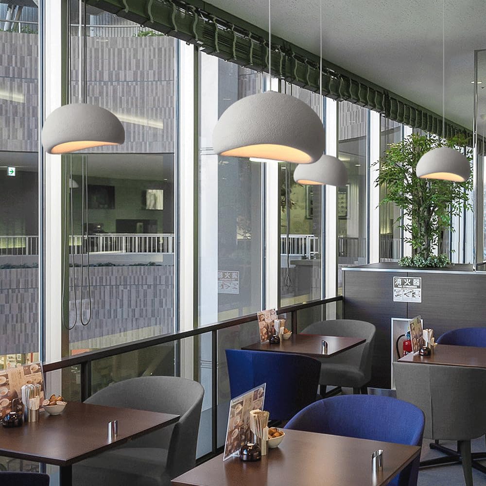Lampy sufitowe z gniazdem E27, Japoński minimalistyczny żyrandol, kreatywna lampa wisząca ze styropianu o wysokiej gęstości, lampa wisząca do restauracji, kawiarni i ho
