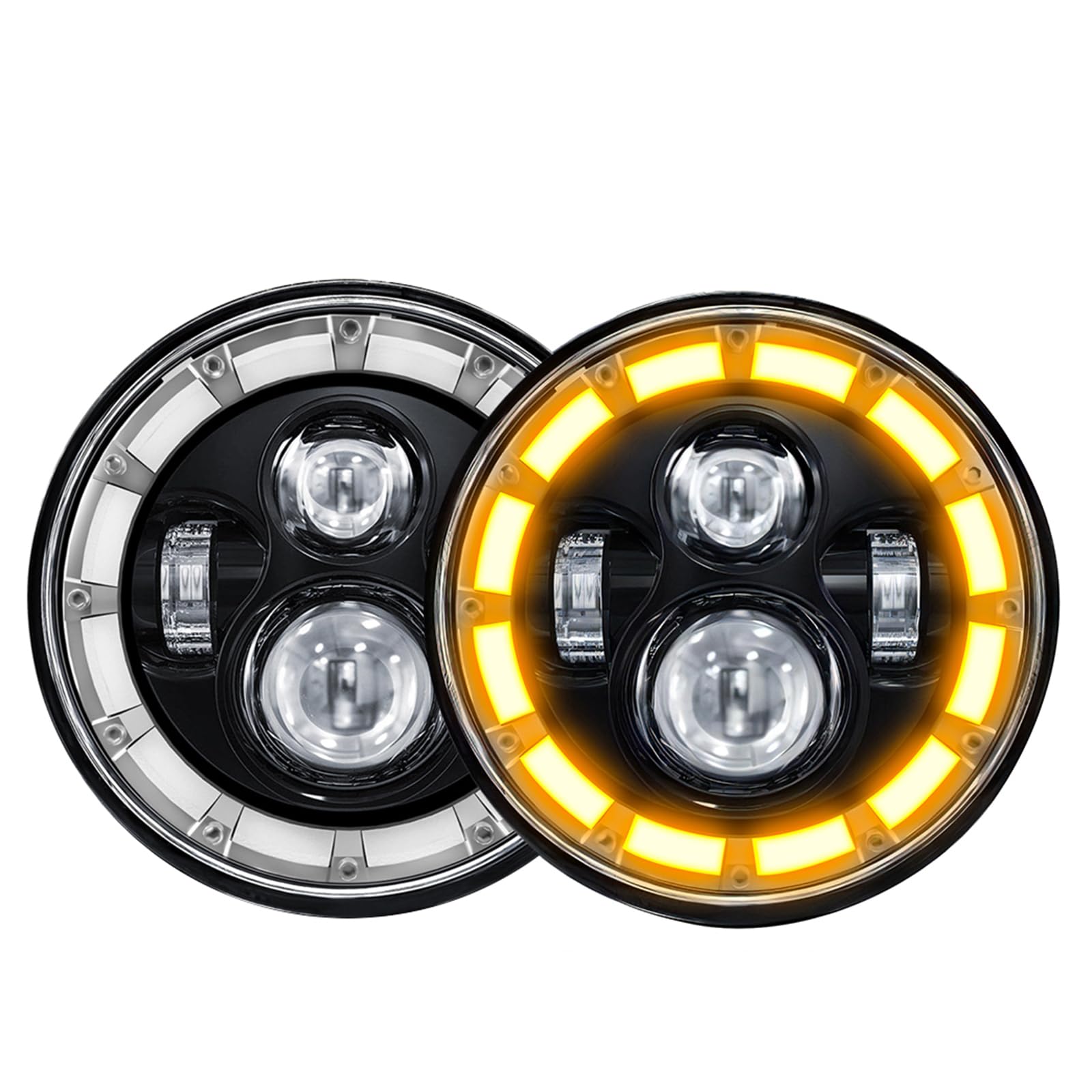 Amazon | Shkalacar 7インチ LEDヘッドライト、バイク ヘッド Amazon | Shkalacar 7インチ LEDヘッドライト、バイク ヘッド