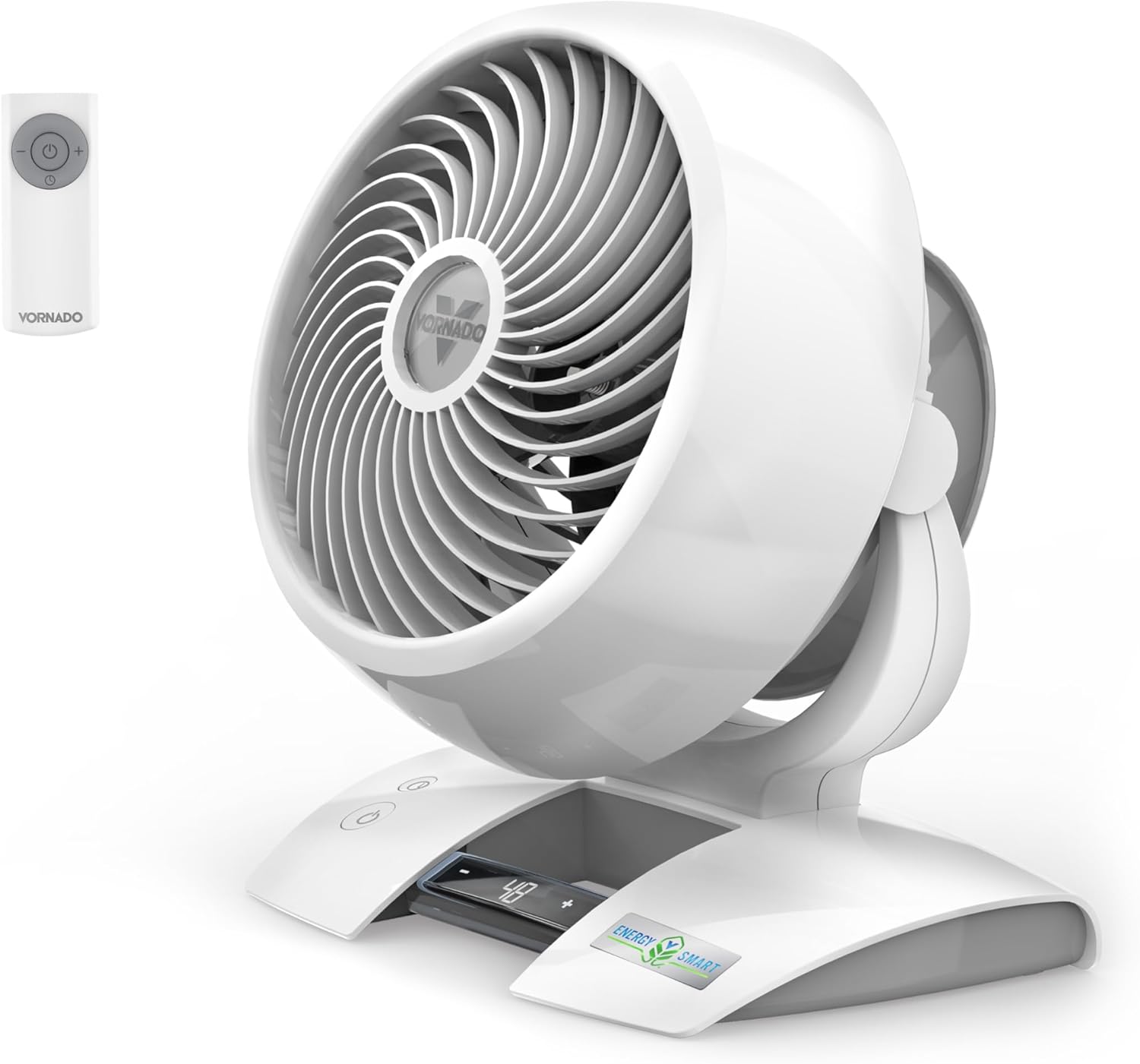 Vornado 5303DC Energy Smart Small Air Circulator Fan with Variable Speed Control, white, Medium 5303DC – Small Tabletop