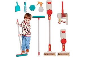 Kids Vacuum Cleaner Toy with Real Suction