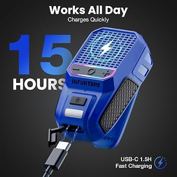 Amazon.com: INFURTURE Clip on Speaker Wearable Bluetooth Speaker