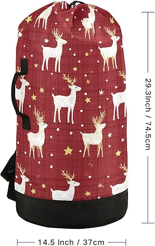 Vista 79 de Mochila de lavandería con correas ajustables para el hombro, bolsa de lavandería sucia para viajes, campamento, universidad, resistente, Rosa floral