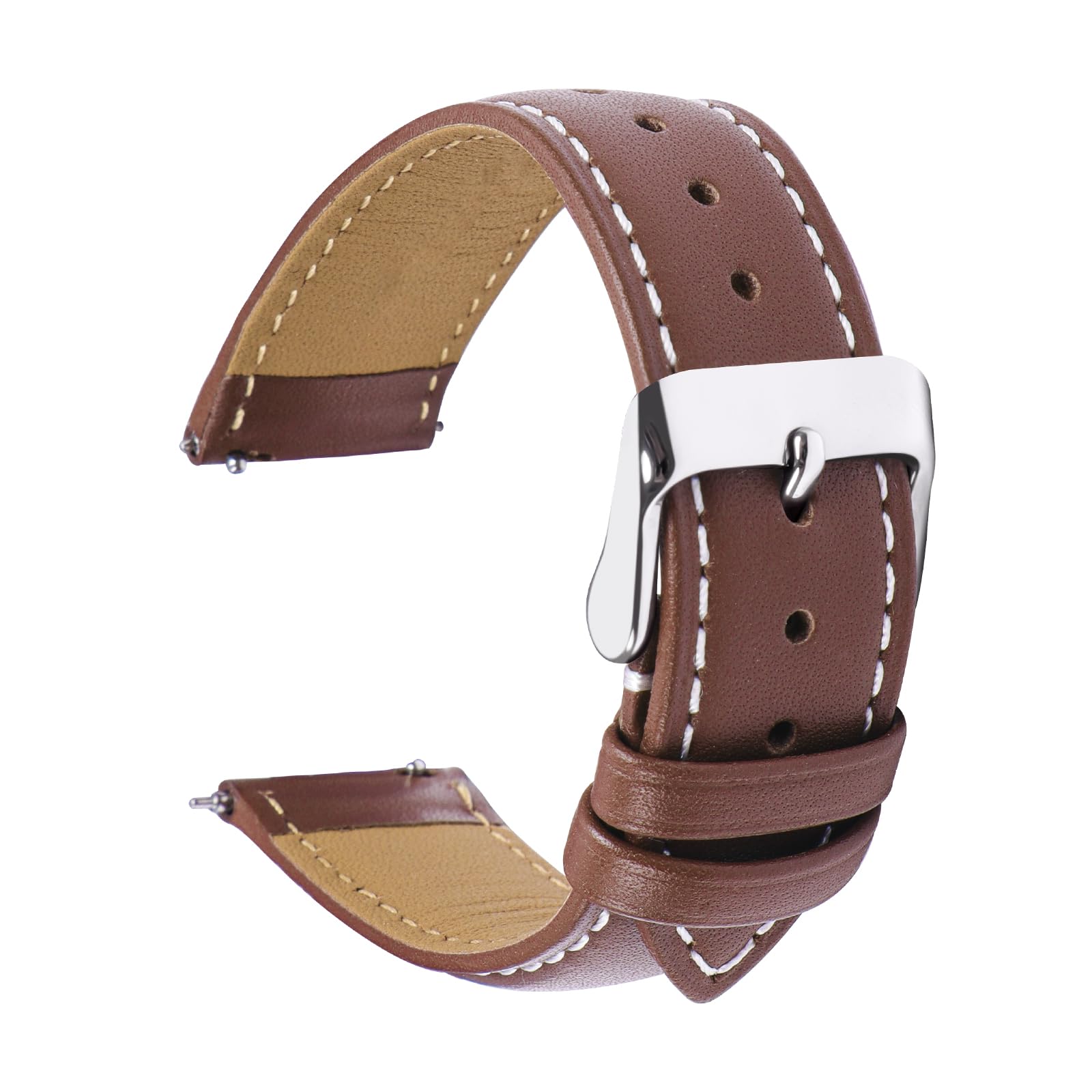 JFMANMSDS Vintage Leder Uhrenarmbänder, Schnellverschluss Uh