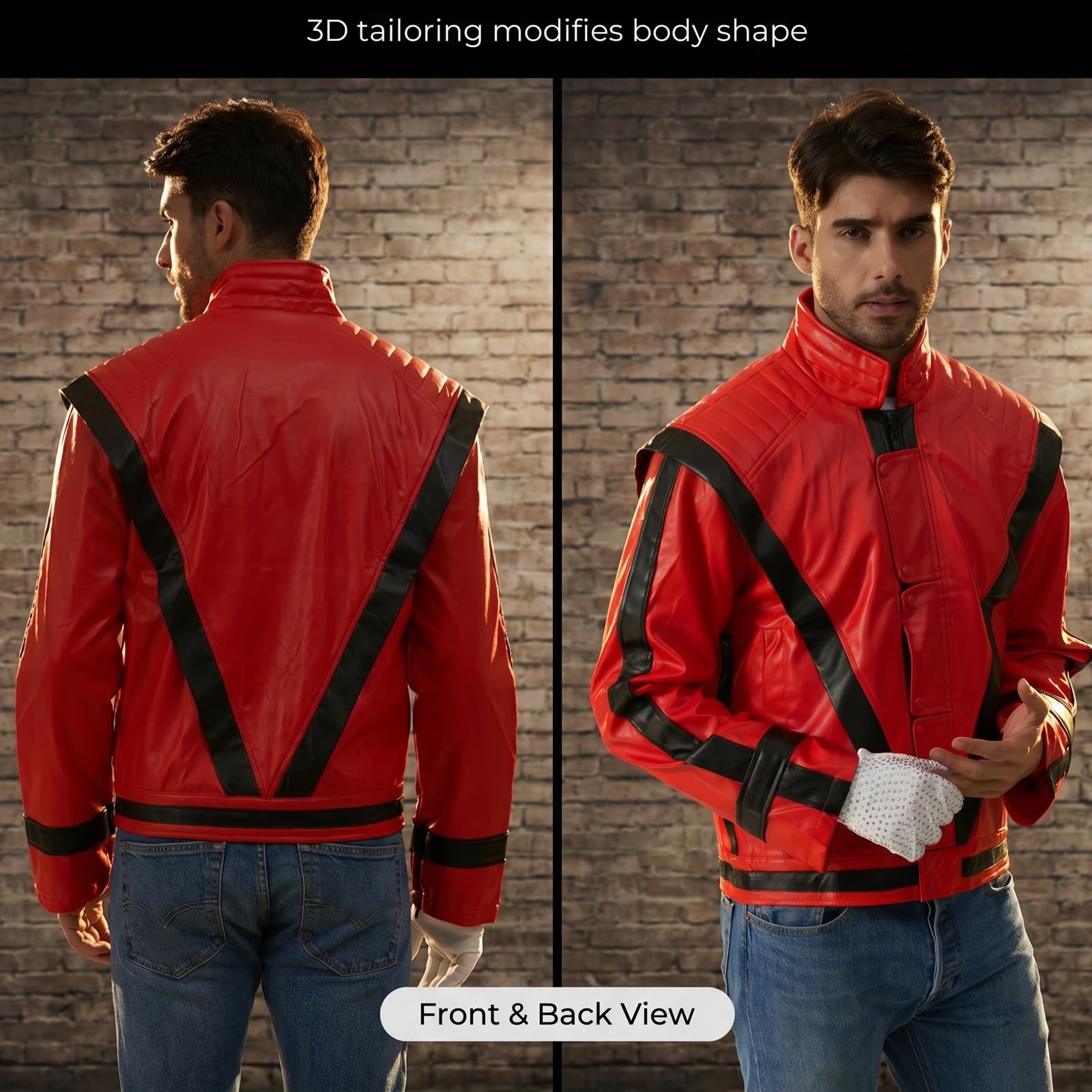Herren Ciguo-honghei Cosplay (1er Pack)