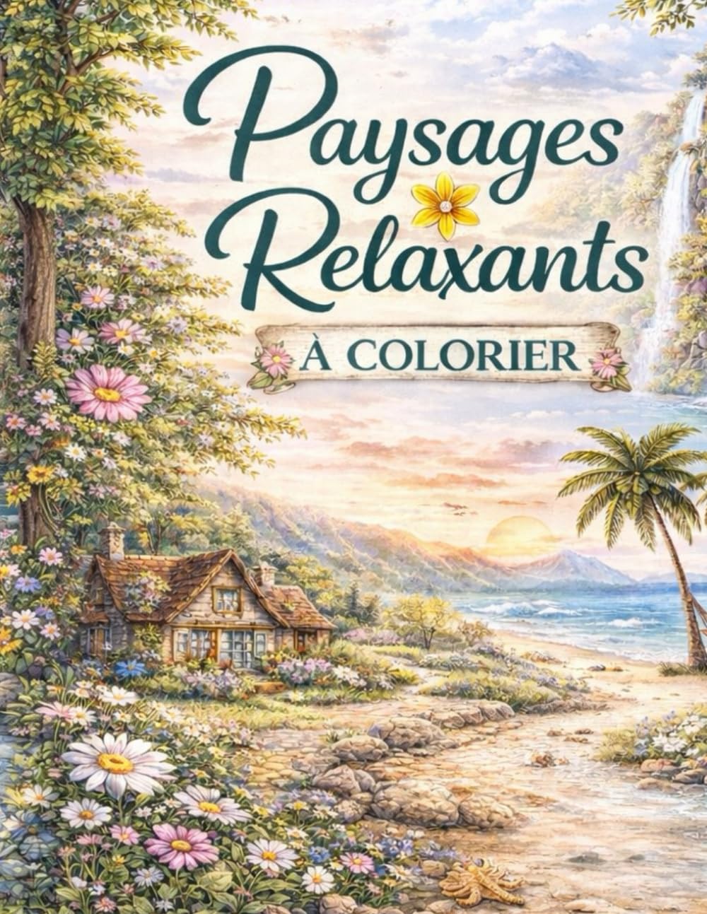 Paysages Relaxants à Colorier: 60 illustrations apaisantes